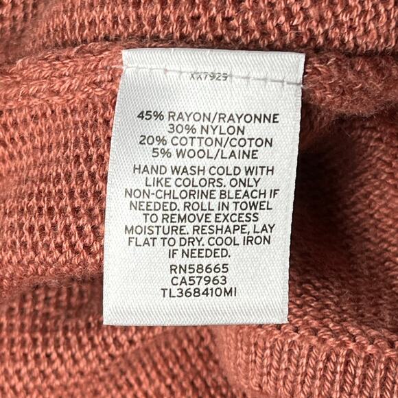 LEITH Womens Medium Pink Cardigan Shawl Collar Soft Long Open‎ Front Pockets - Picture 8 of 10